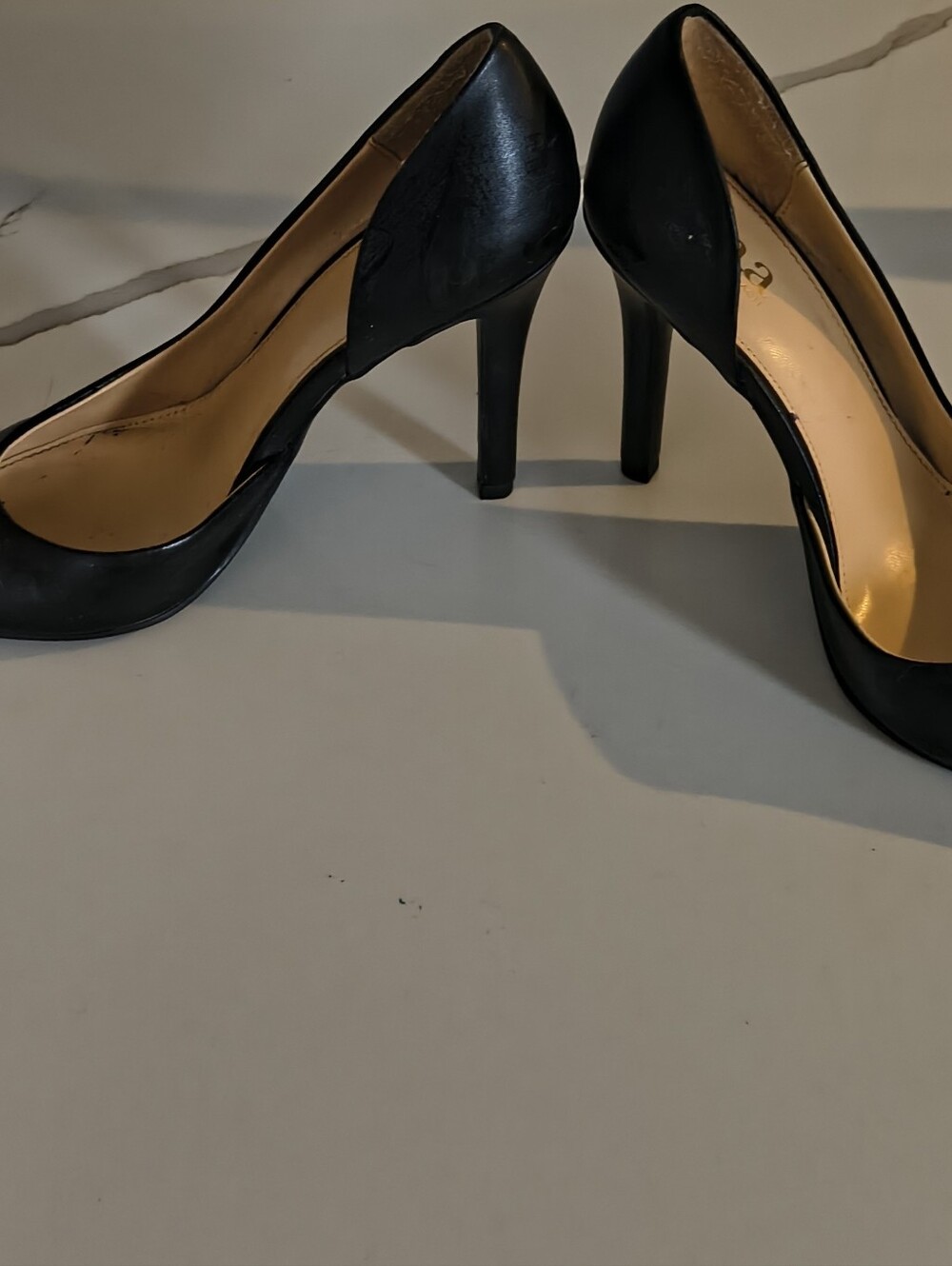 a.n.a Black Pointed-Toe D'Orsay High Heels - Picture 2 of 3